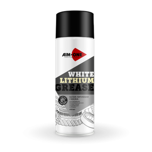 Белая литиевая смазка AIM-ONE White Lithium Grease (WG-450), 450 мл